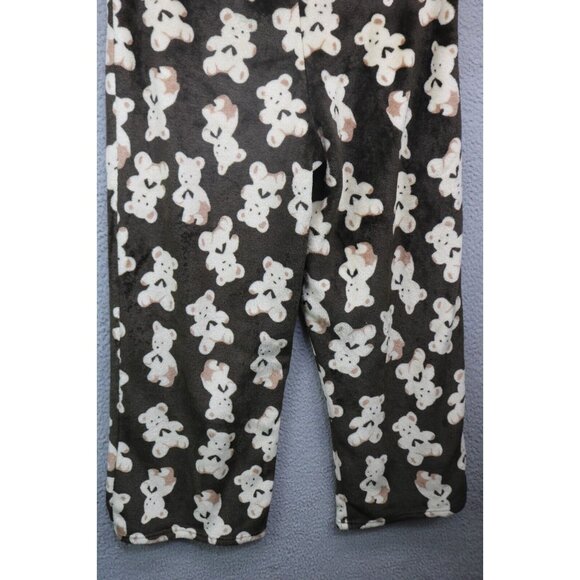 Em & Alfie Wide Leg Plush Lounge/Pajama Pants-2X-Teddy Bears - Picture 8 of 9